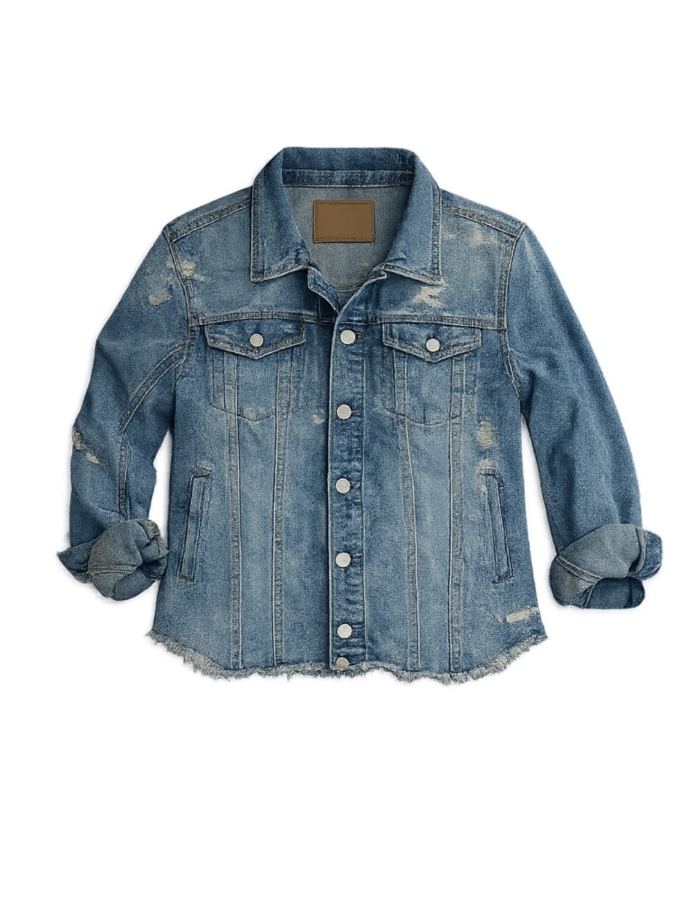 Women's Blank NYC Denim Jacket Size L Blue
157